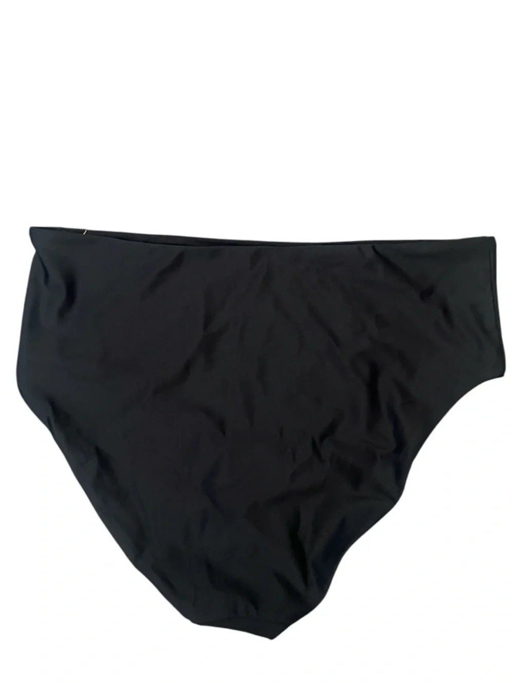 Quince Black High Rise Bikini Bottom XL NWT Classic Swim High Waist - Picture 3 of 9